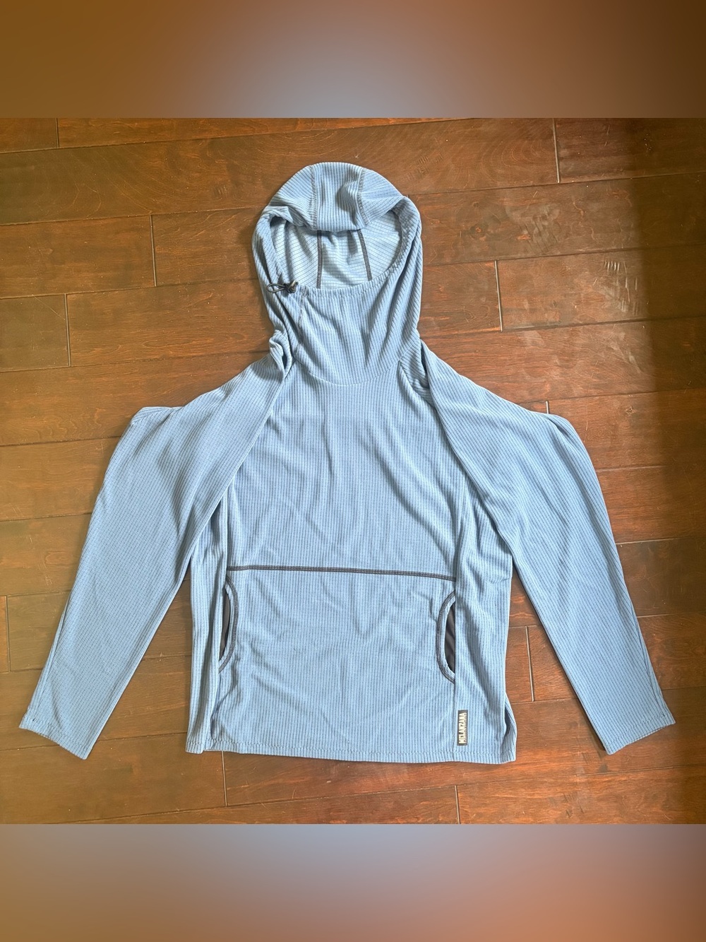 Melanzana Micro Grid V2 Hoodie Rain Blue Men’s Large NWT